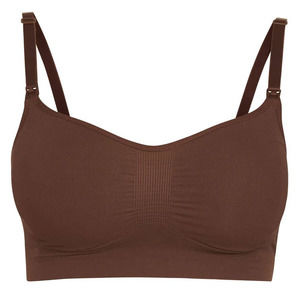 NEW SKIMS Maternity Nursing Sculpting Bralette Womens Size L/XL Cocoa Strappy